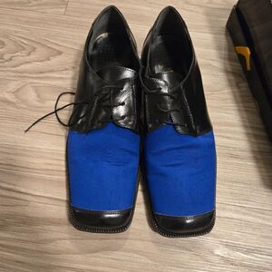 Stacy-adams Men's Black and Blue Loafers